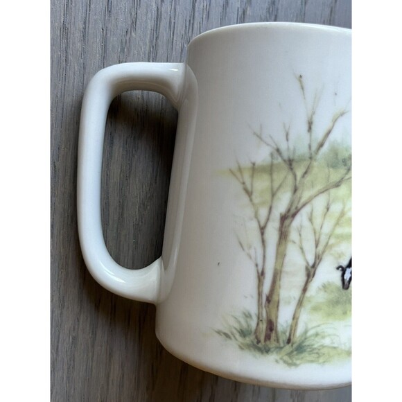 Vintage OTAGIRI Japan Cow with Calf in Pasture Coffee Mug Cup  8 oz. - Picture 7 of 9